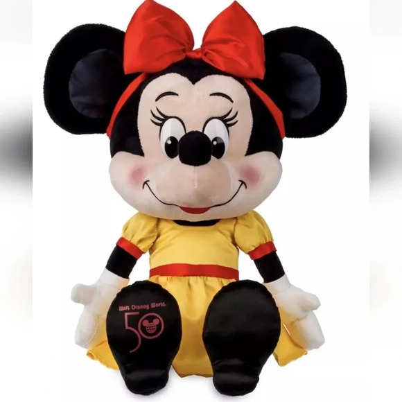 Vintage Minnie Mouse Walt Disney World 50th Anniversary Vault Series Plush - Picture 8 of 9